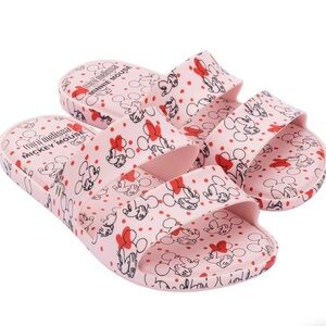 Mini Melissa Beach Slide Flip Flops Minnie Mouse Disney Sandals